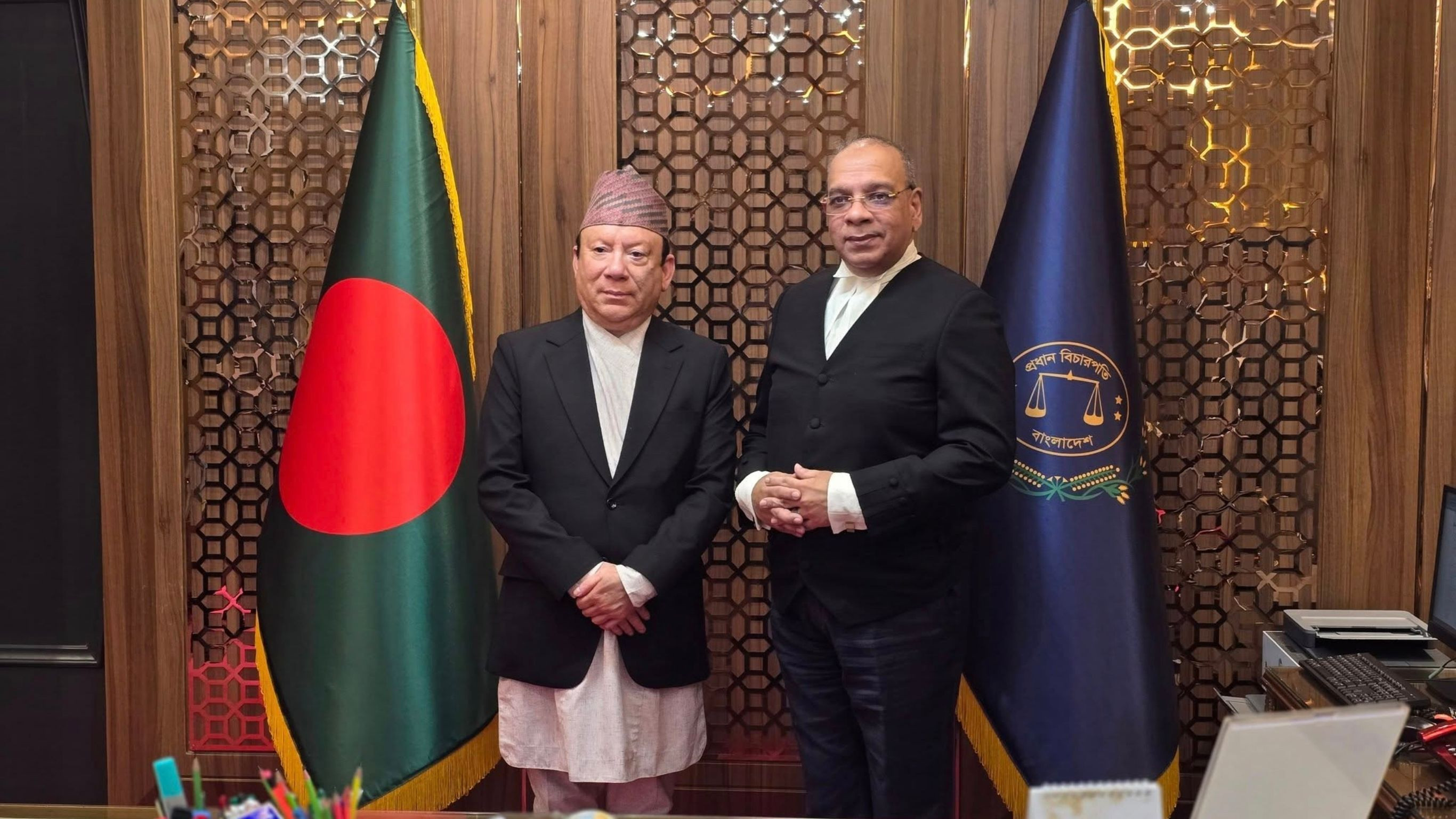 Bangladesh, Nepal chief justices discuss legal, judicial cooperation