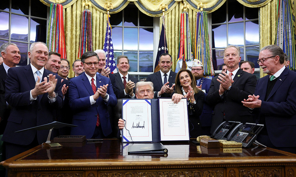Trump signs deal to end longest US government shutdown in history