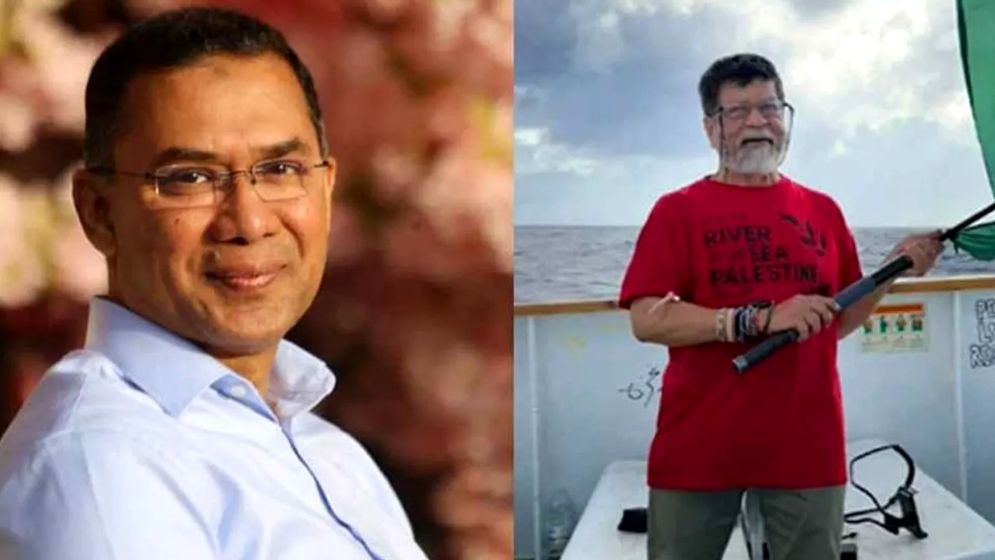Tarique Rahman lauds Shahidul Alam for joining Gaza aid flotilla