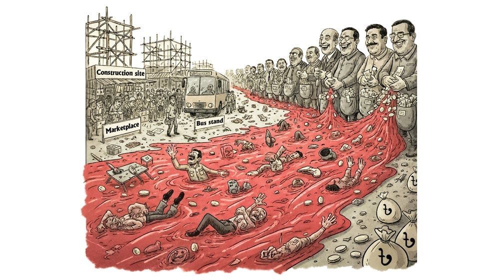 Unstoppable extortion under political identity