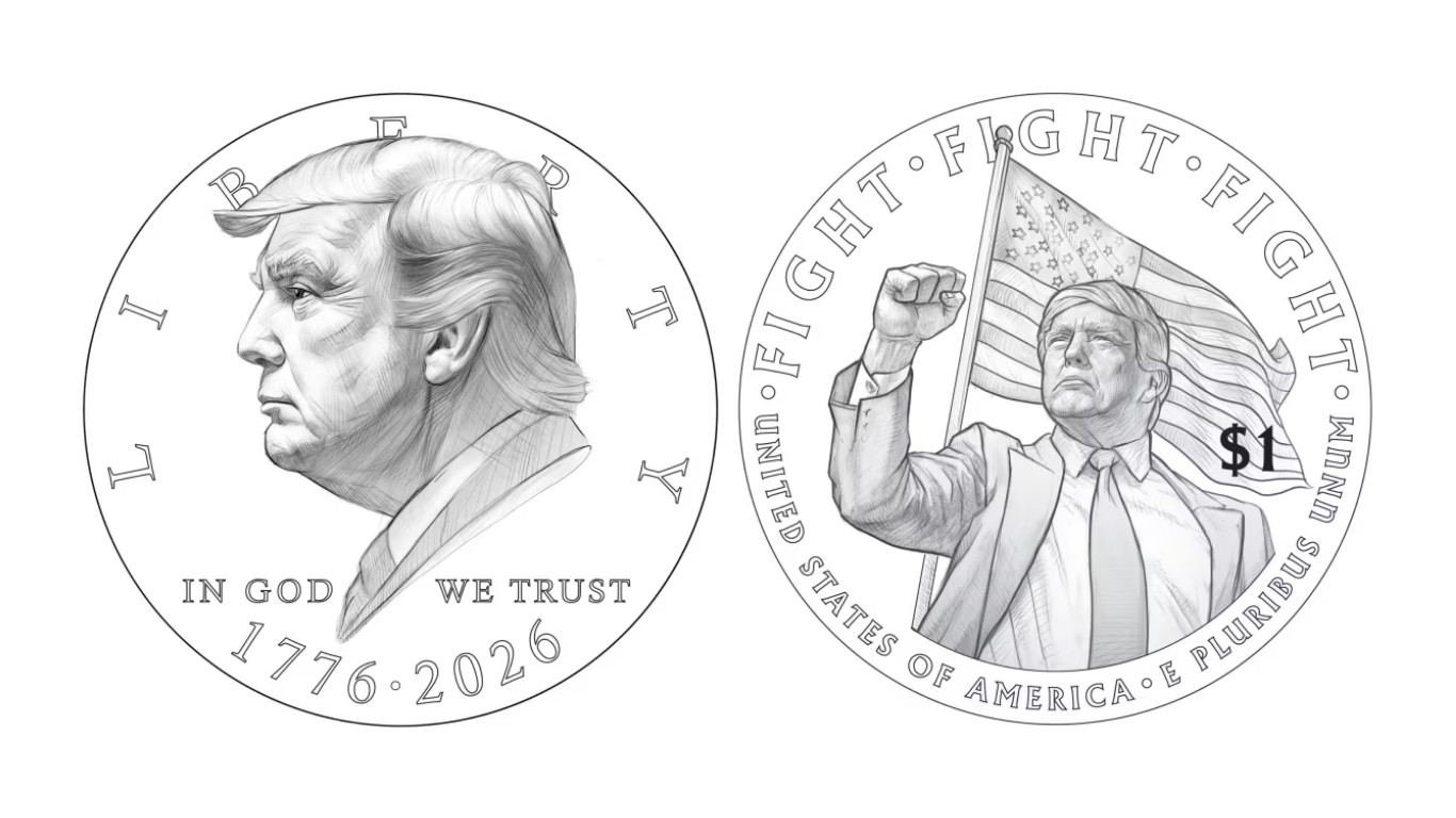 US Treasury Department mulls minting $1 coin with Trump's image