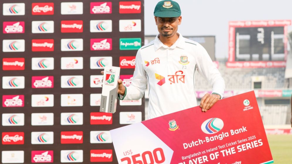 Shanto hails Taijul’s silent brilliance as one of pillars of Bangladesh Test cricket