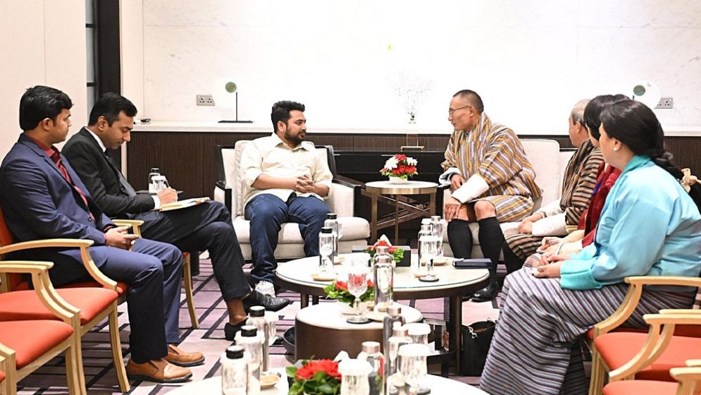 NCP leaders call on Bhutanese PM Lotay Tshering