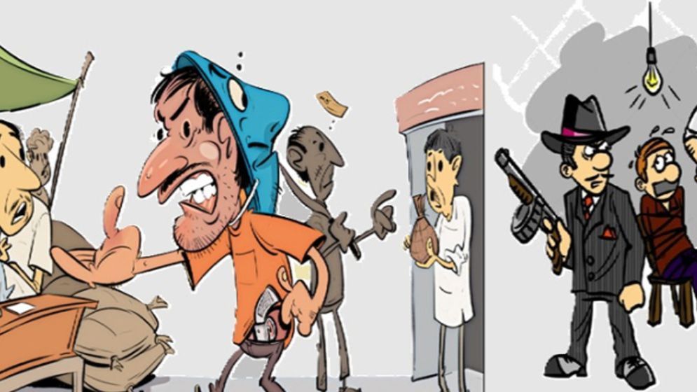 Country under shadow of widespread extortion