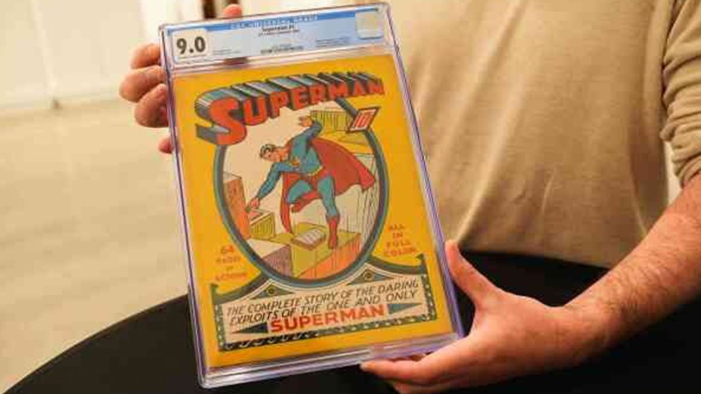 Rare 1939 ‘Superman No. 1’ sells for record $9.12 million