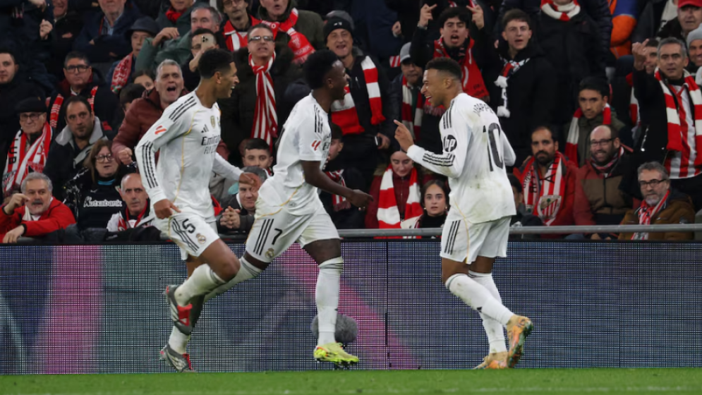 Mbappe magic ends Real Madrid's winless woes with dazzling double at Bilbao