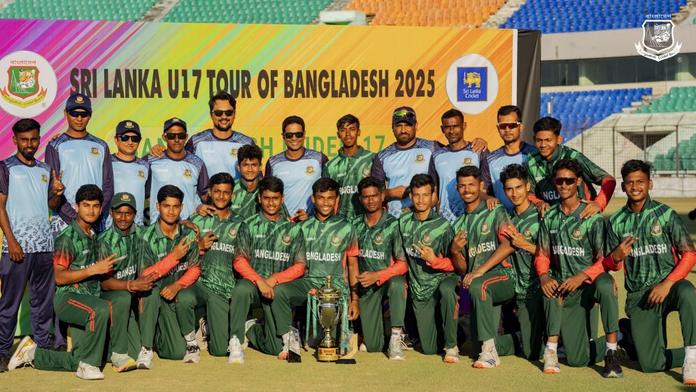 Bangladesh U-17 triumph in series decider against Sri Lanka
