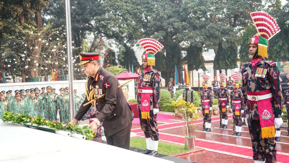 BGB DG pays tribute to Liberation War martyrs on Victory Day
