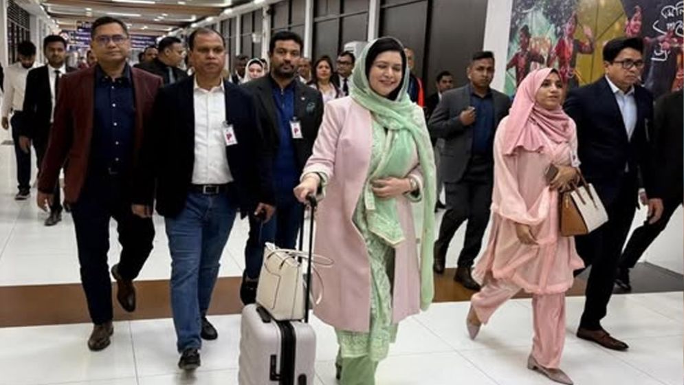 Zubaida Rahman on her way to London