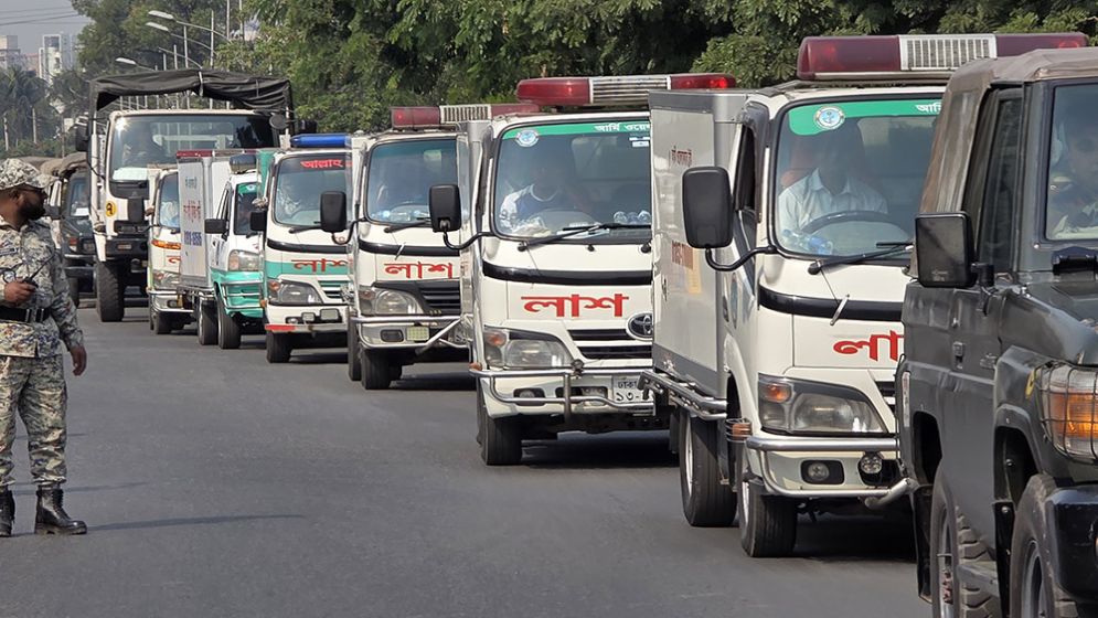 Bodies of six Bangladeshi peacekeepers killed in Sudan arrive home