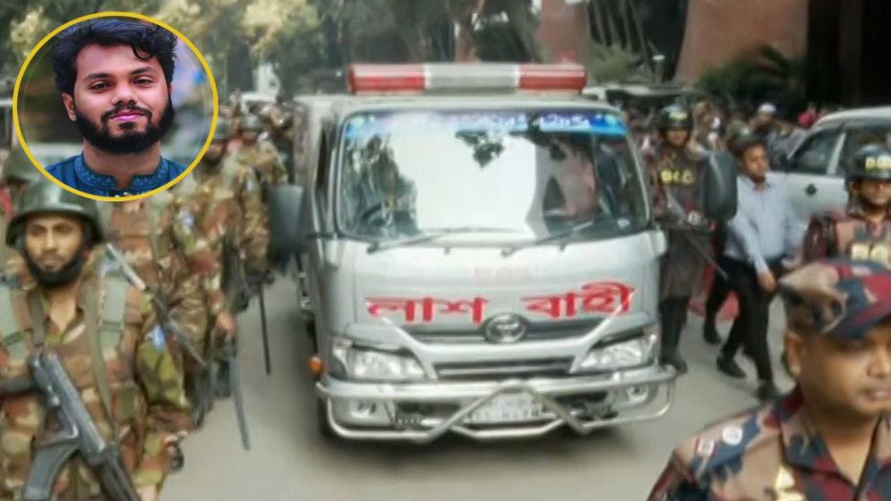 Osman Hadi’s body taken to Suhrwardy Hospital for autopsy