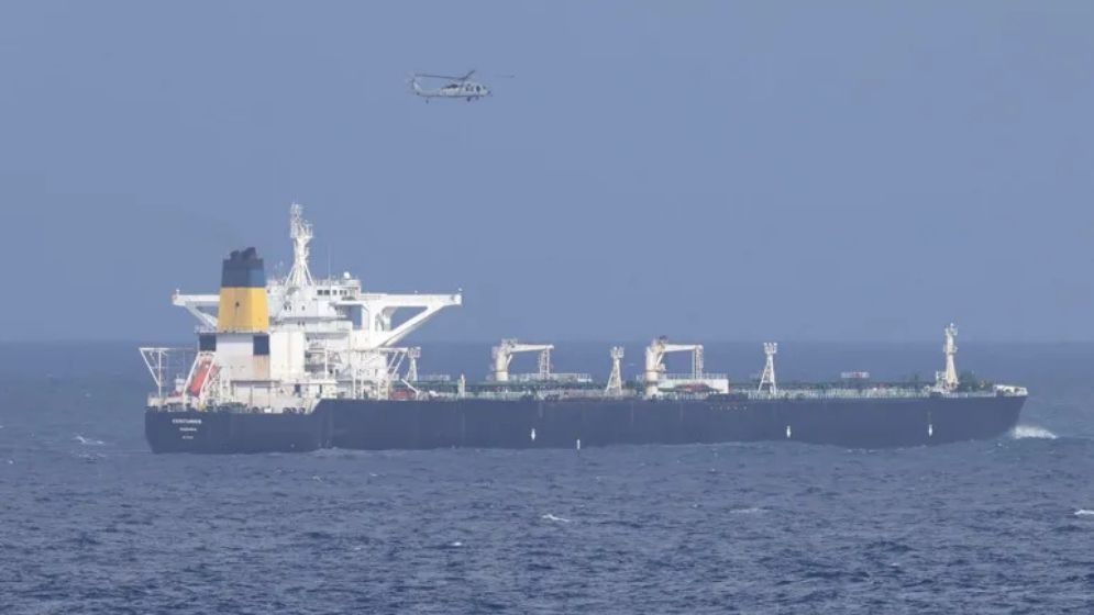 US pursues third oil tanker off Venezuela’s coast