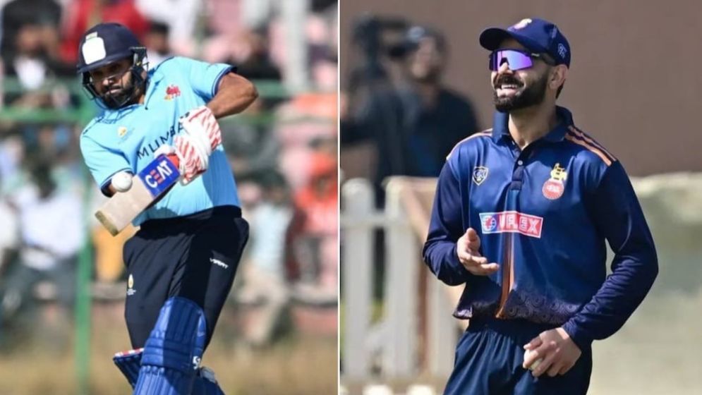 Rohit and Kohli shine on return in Vijay Hazare Trophy