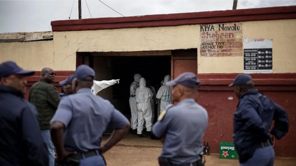 11 arrested over mass shooting in South Africa tavern
