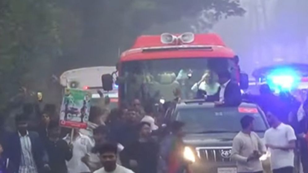 Tarique heads for National Memorial