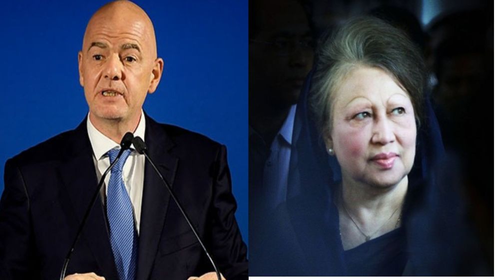 FIFA president condoles death of former prime minister Begum Khaleda Zia