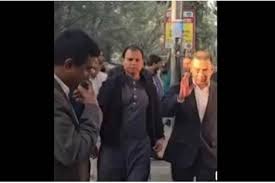 Tarique takes a quiet walk to BNP’s Gulshan office