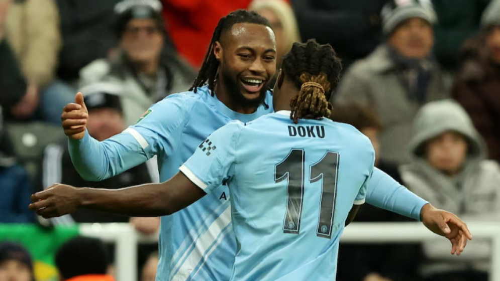 Semenyo on target again as Man City beat Newcastle in League Cup semi-final
