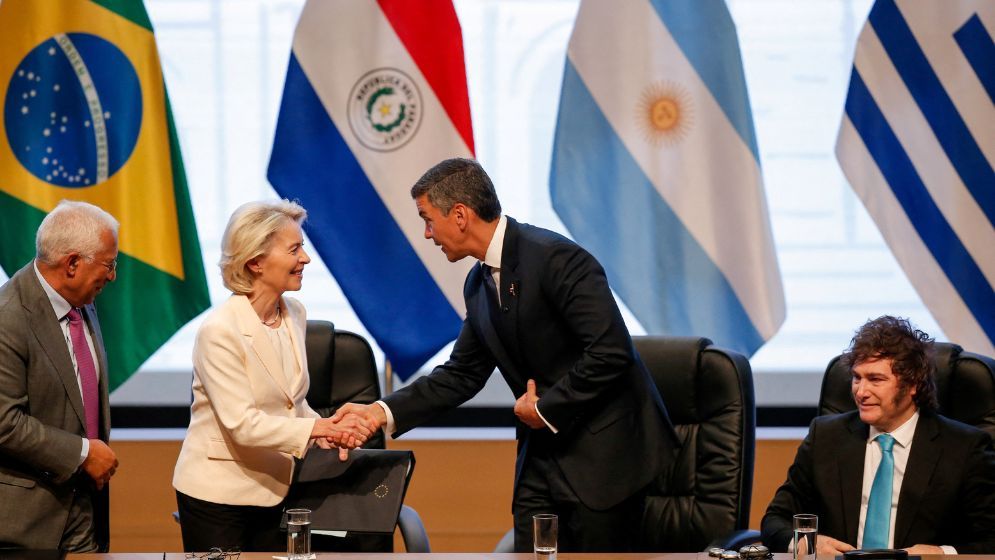 EU and Mercosur sign historic trade deal in message to ‘tariff threats’