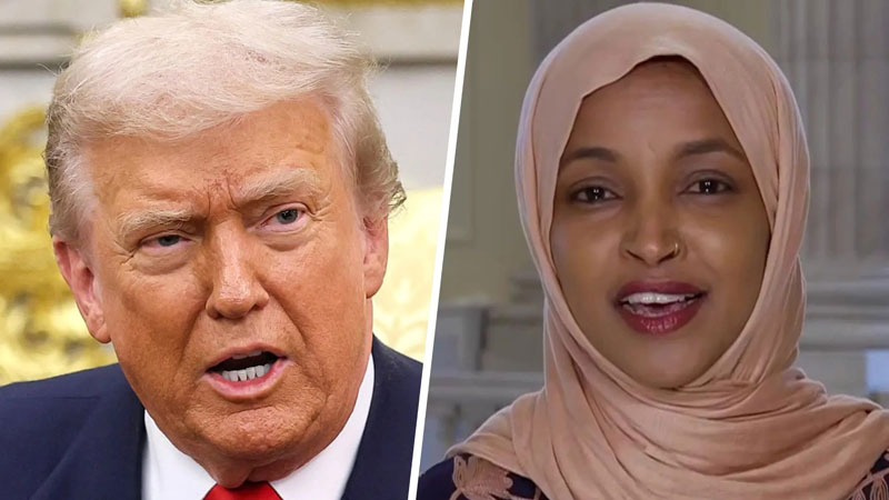 Trump says Rep. Ilhan Omar should be jailed or deported to Somalia