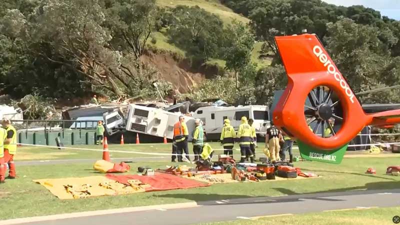 Rescue Efforts Underway After Landslide Hits New Zealand Campsite