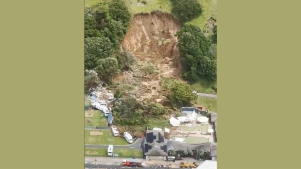 Rescuers dig for six missing in New Zealand landslide