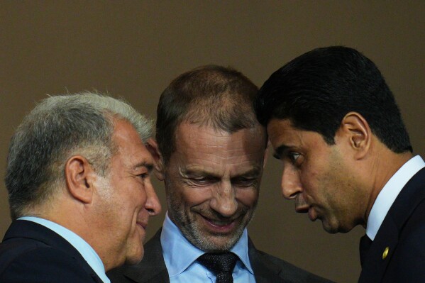 European soccer clubs group unveils new name at peak of its powers dealing with UEFA, FIFA