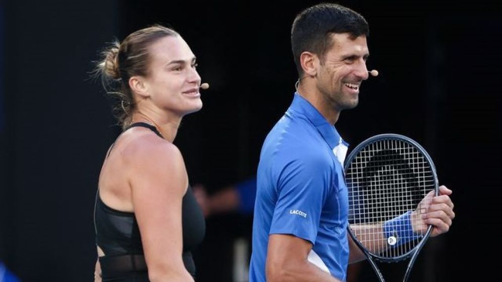 Sabalenka keen for mixed-doubles date with Djokovic