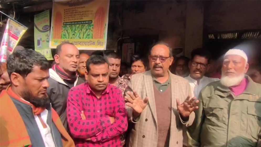 AL office reopened in presence of BNP leader in Panchagarh