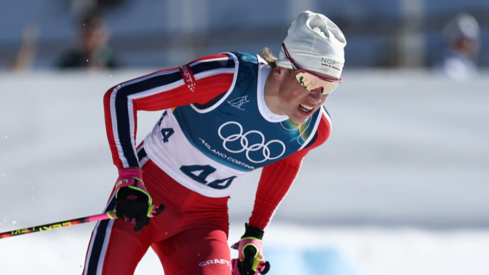 Klaebo wins eighth gold of Games, ties record for Winter Olympic titles