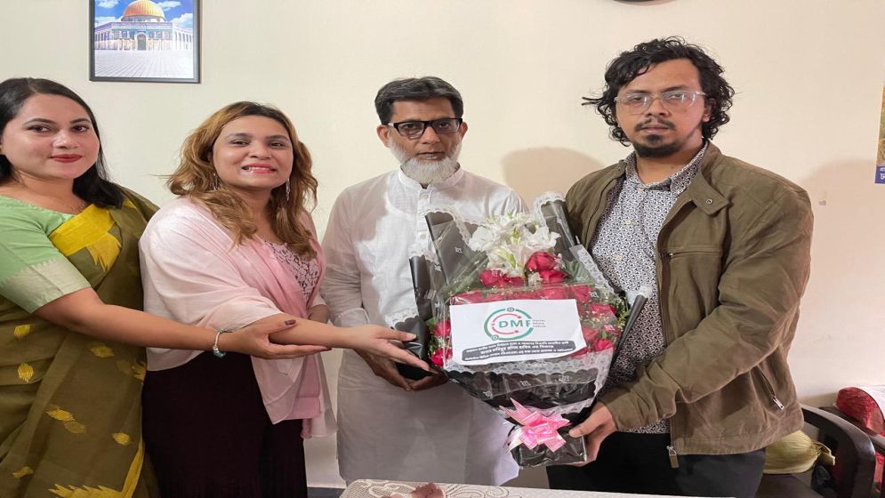 DMF Congratulates Dhaka-9 MP Habib