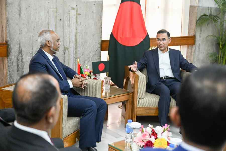 Maldivian President meets PM Tarique Rahman