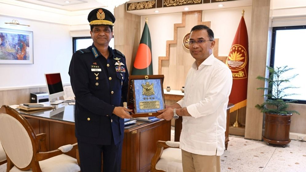 PM Tarique Receives Courtesy Call from Air Force Chief