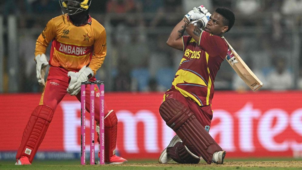 Hetmyer’s 85 Powers West Indies to 254/6 vs Zimbabwe