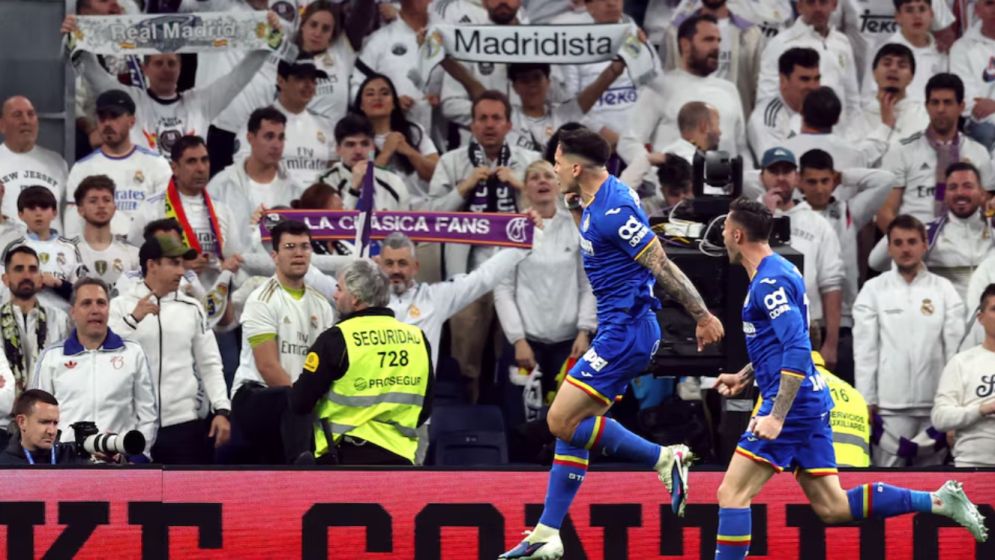 Real stunned as Getafe shake up La Liga title race