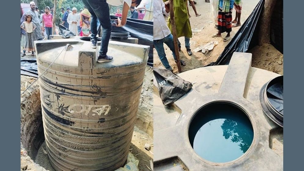 Trader fined Tk5,000 for storing 10,000 litres of diesel underground in Natore