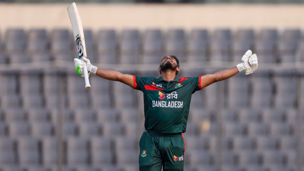 Tanzid Tamim ton takes Tigers to 290/5