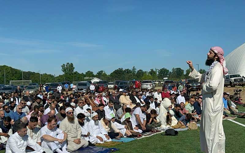 Preparations underway for Eid prayers in over 3,000 open fields across the U.S