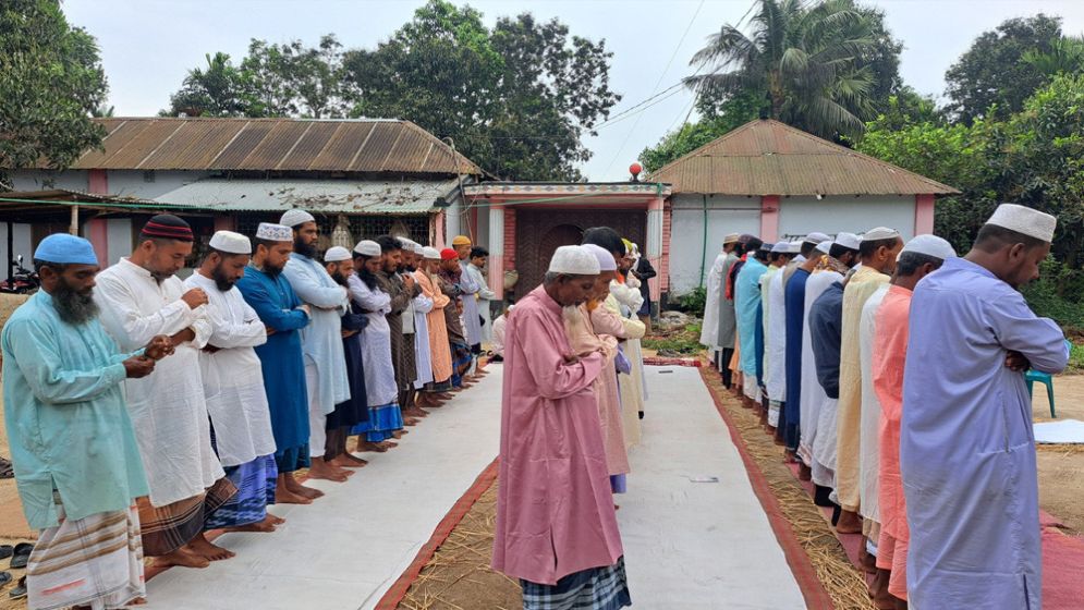 Eid celebrated in 20 villages of Dinajpur today