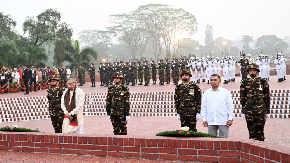 President, PM pay homage to Liberation War martyrs