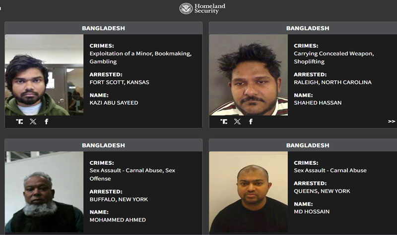 How 10 Bangladeshis were listed among 'Worst Criminals' in the U.S.