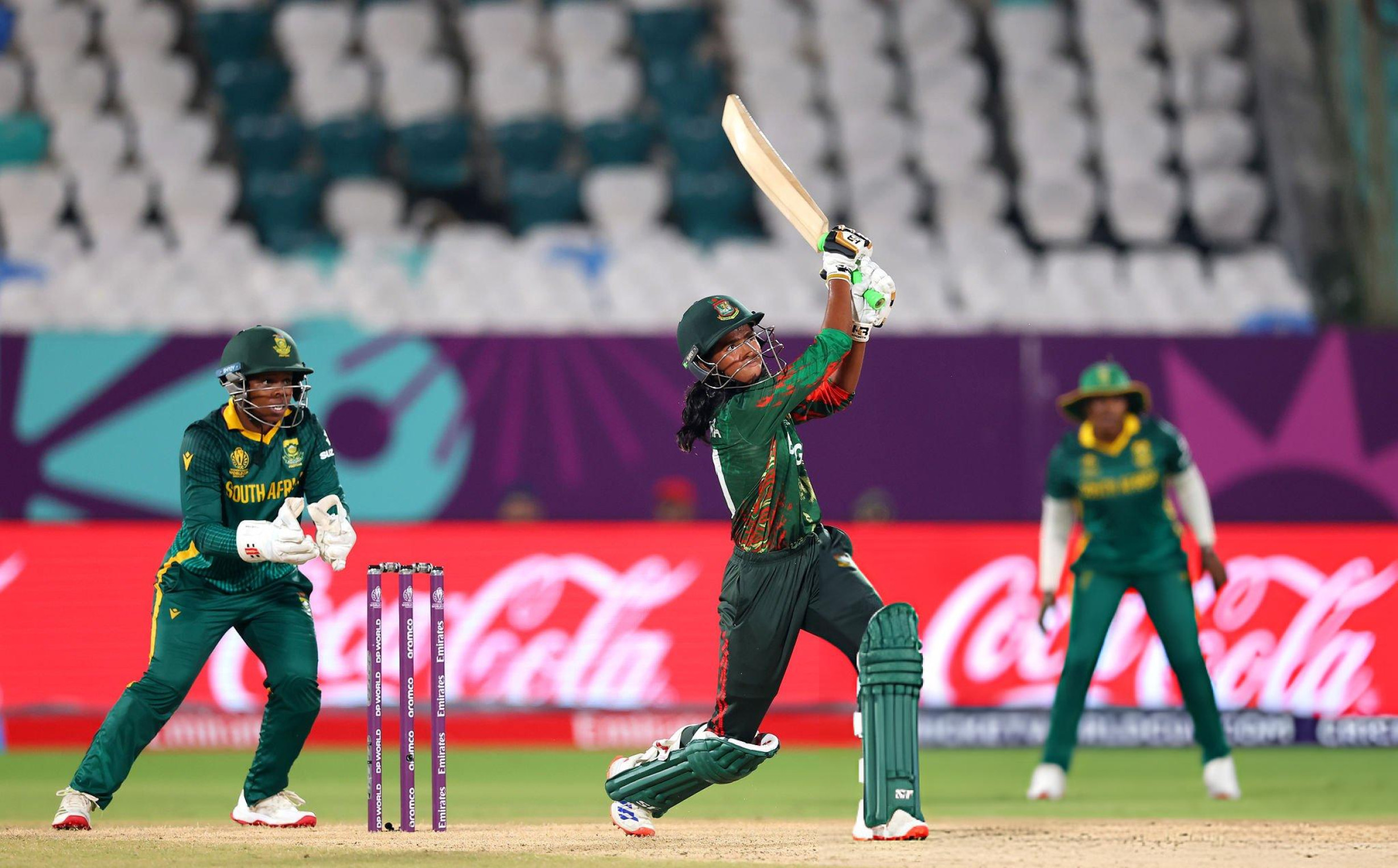 Late Shorna blitz takes Bangladesh to record World Cup total