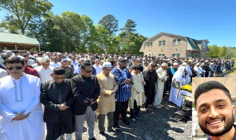 Second janaza held for Engineer Shakib in Atlanta, Cause of death confirmed