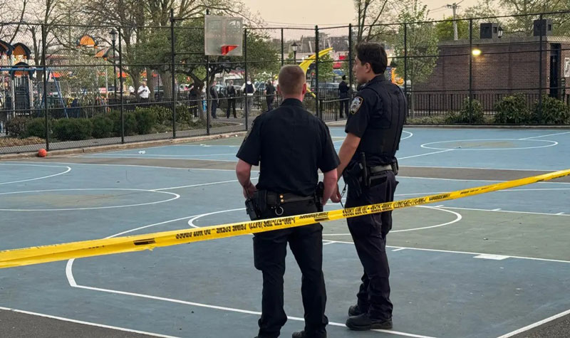 New York teen shot dead on Queens basketball court