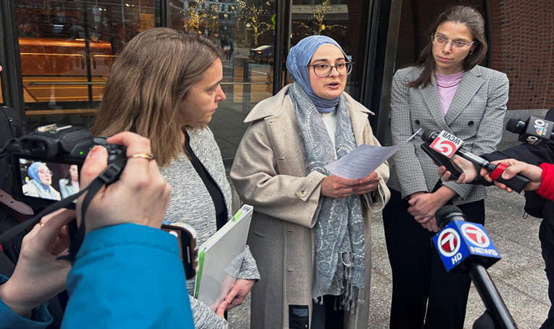 Tufts University Student Rumeysa returns home after ICE detention