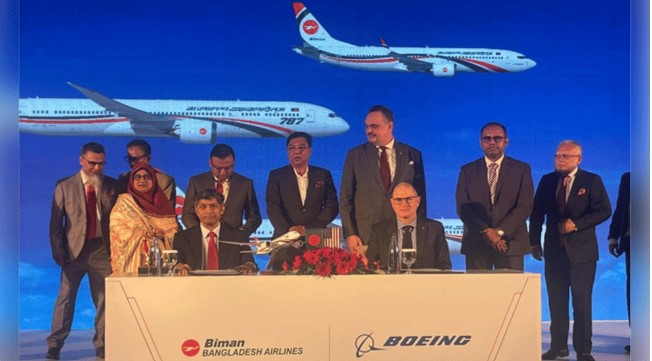 Biman Bangladesh Airlines and Boeing Sign Deal for 14 Aircraft