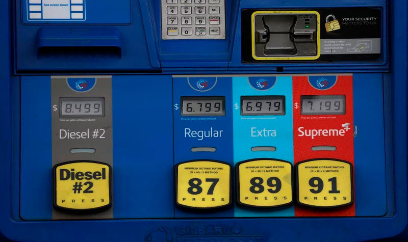 Gas prices soar in U.S, Trump wants to suspend gas tax