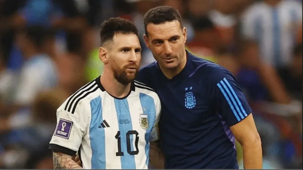 Scaloni encouraged by news on Messi injury