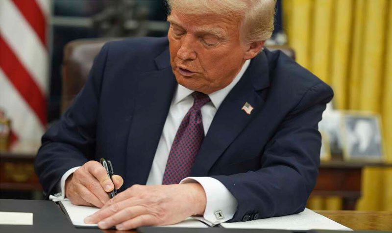 Trump signs new executive order to shut down illegal bank accounts