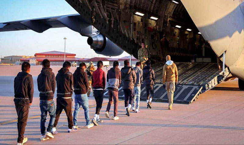 Deportation flight carrying migrants from the U.S heads to Central Africa